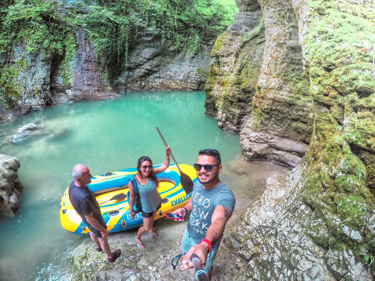 River Rafting at Martvili Canyon