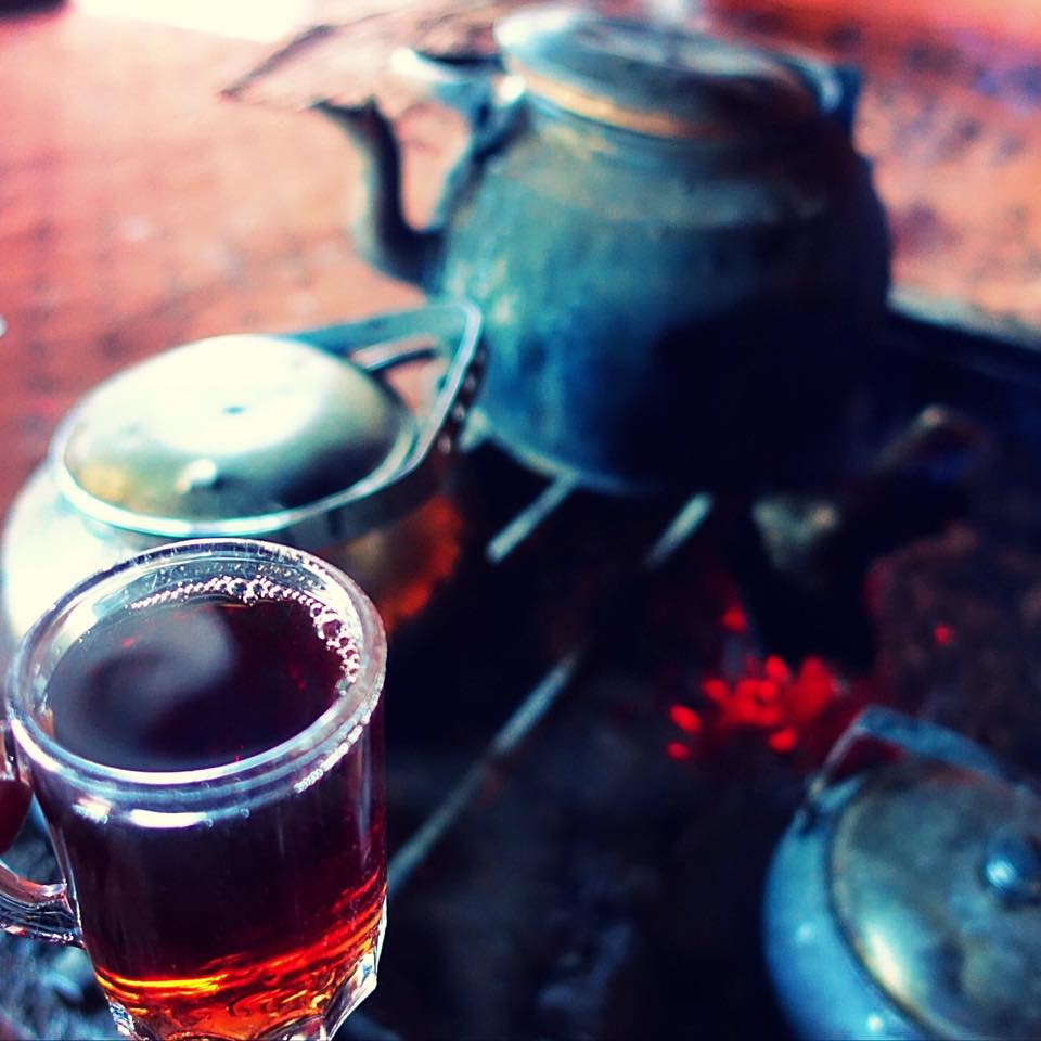 Herbal tea served at Wadi Rum in Jordan