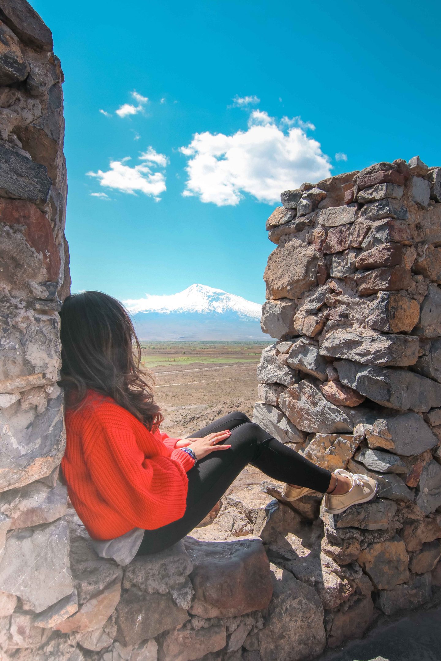 View of Mt.Ararat from Khor Virap Monastery