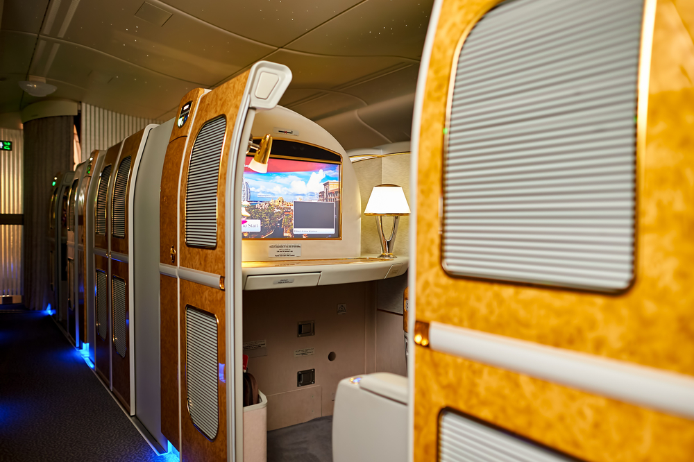 Individual cabin for each Passenger on Emirates First Class