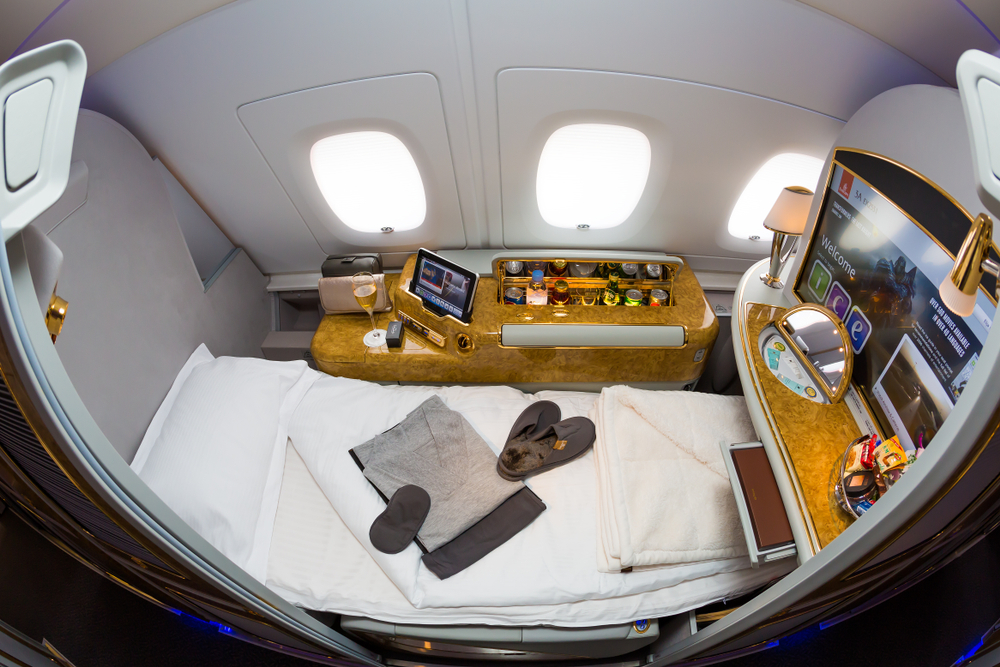 Emirates First Class Cabin