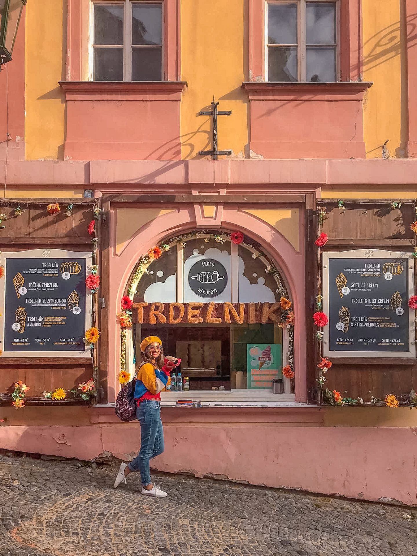 The popular Prague street food Trdelnik