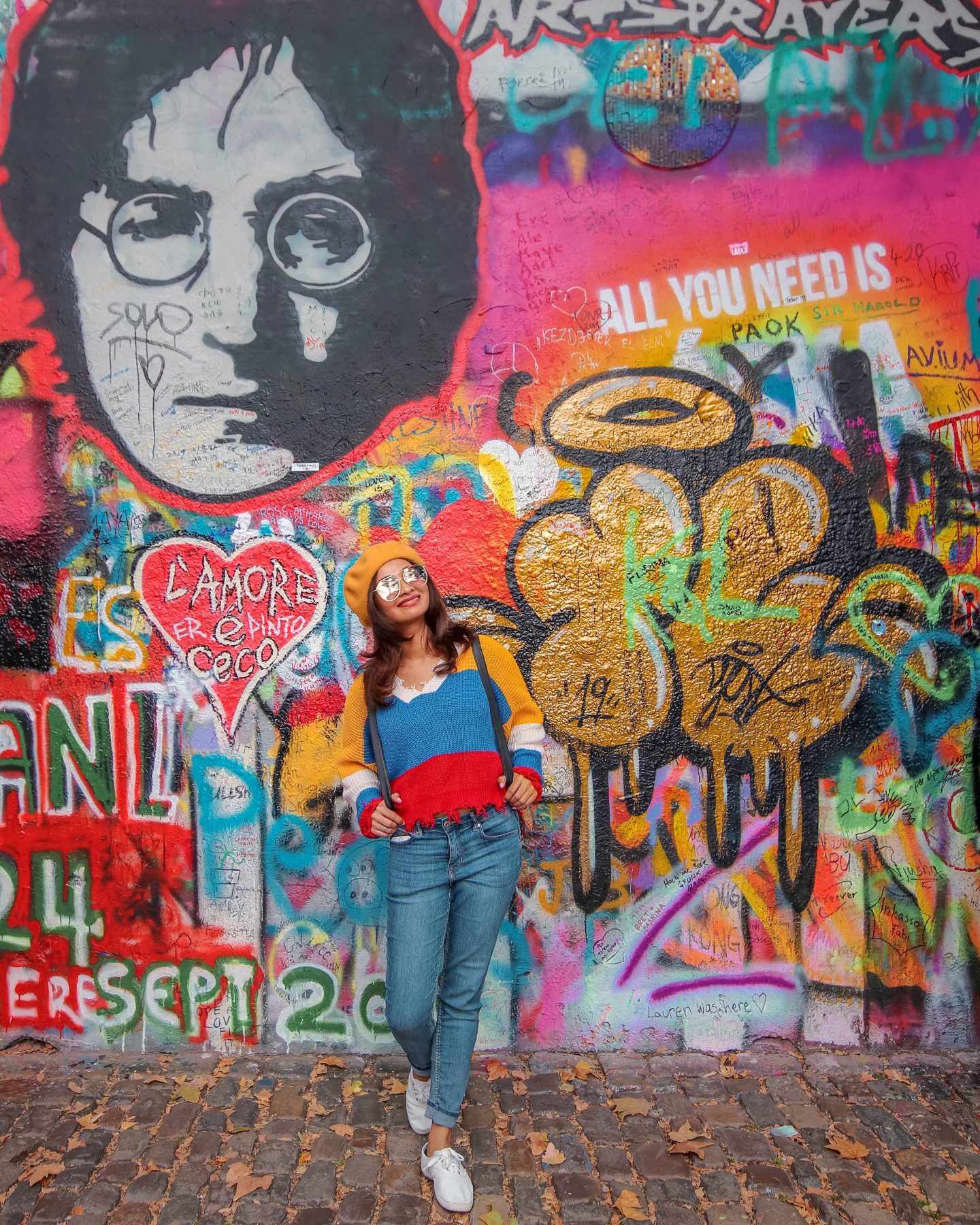 Lennon Wall in Prague