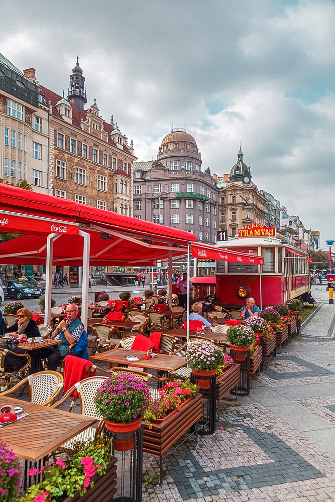 WENCESLAS SQUARE In Prague