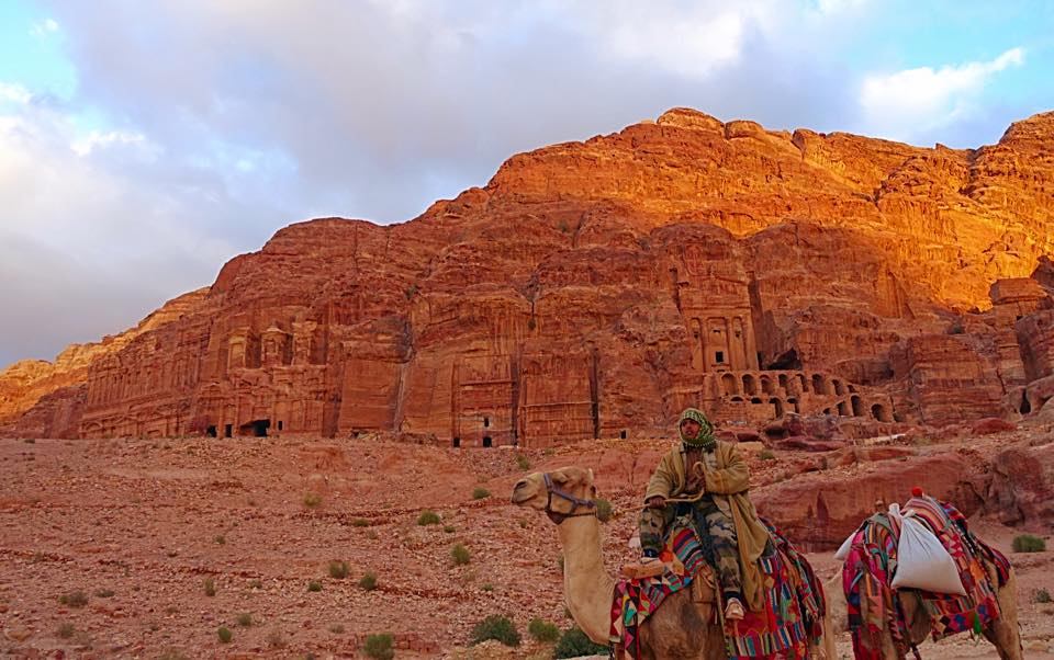 The royal tombs in Petra