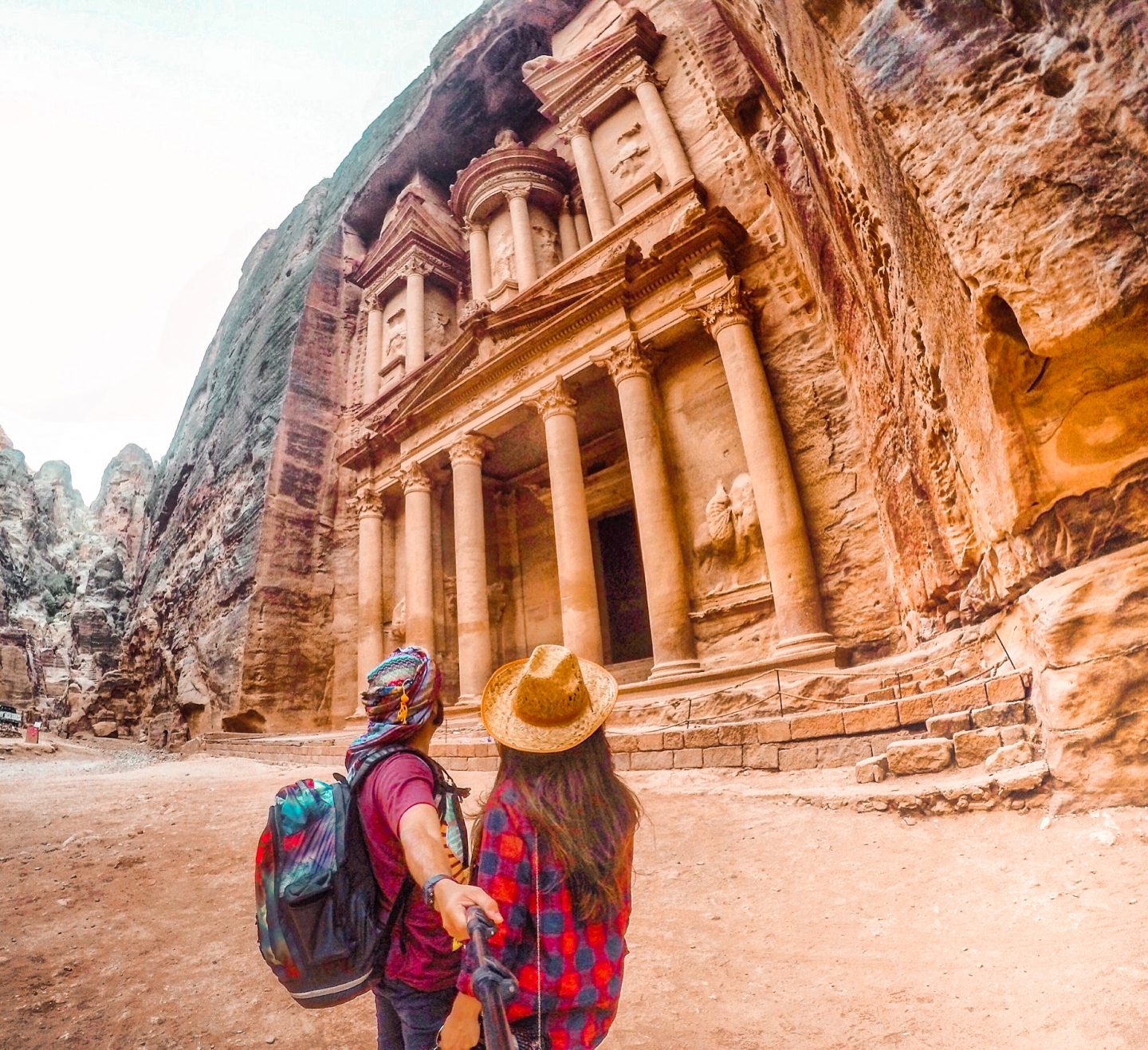 The main monument in Petra is called 'The Treasury'