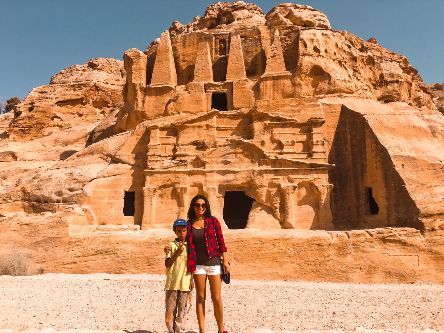 The obelisk tomb in Petra