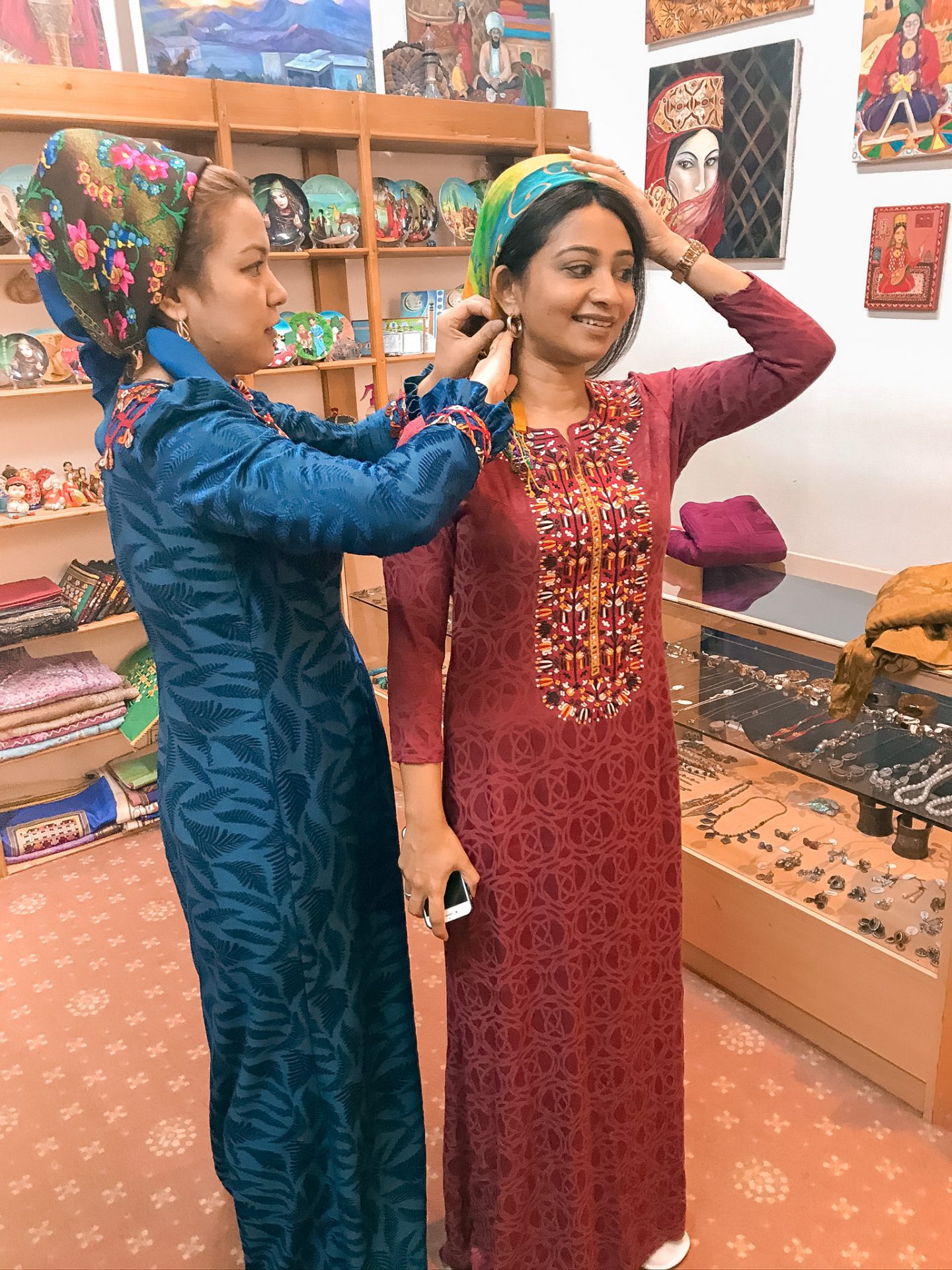 Turkmenistan traditional dress