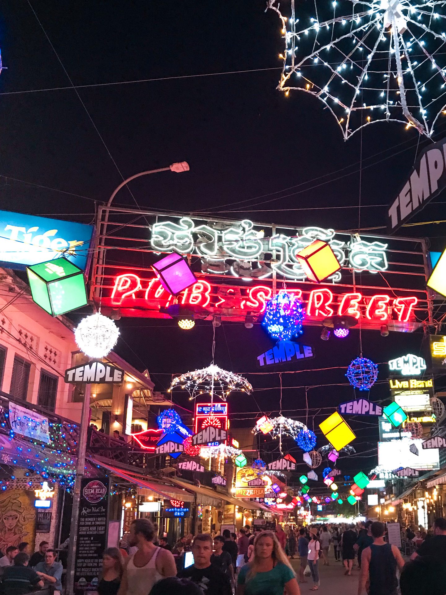 Pub Street At Siem Reap