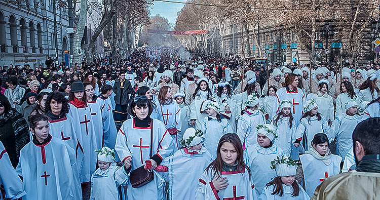 Alilo, A traditional Christmas march in Georgia