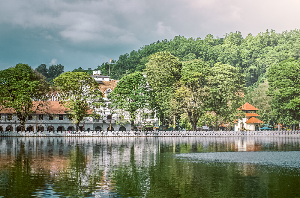 The Famous Temple of Tooth Relic in Kandy, Sri Lanka