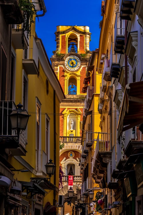 Alleyways in Sorrento Italy