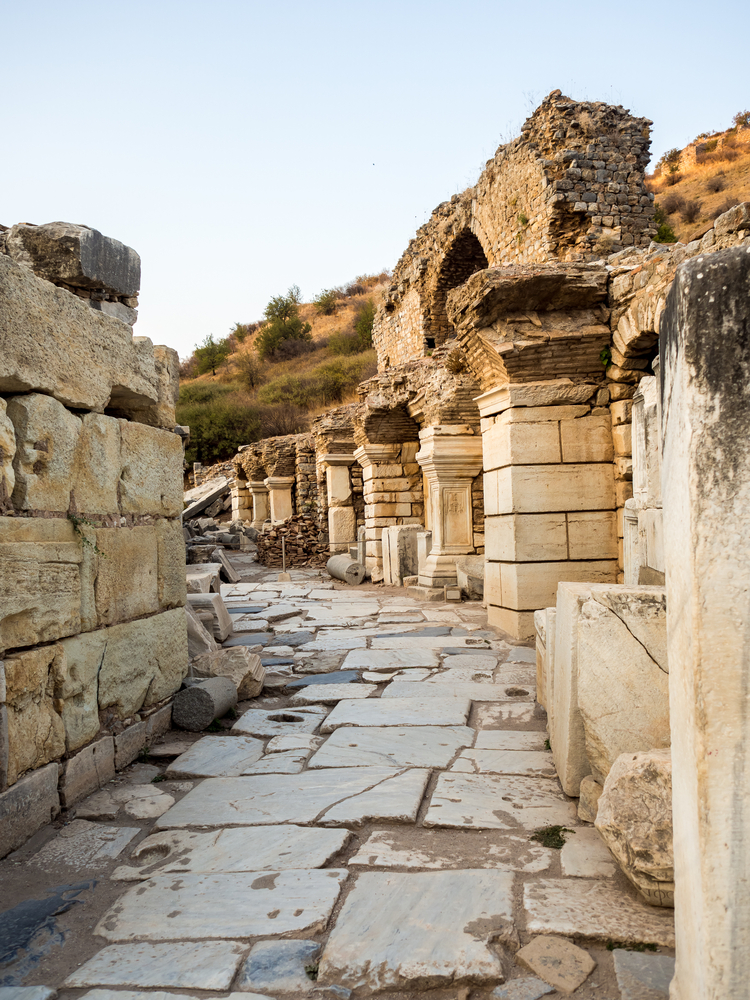 The ruins of Pompeii in Italy